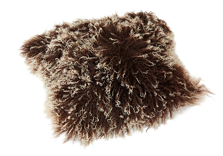 Reissner Lammfelle Tibet Lammfell Kissenbezug langflorig 30x30cm JAY106 Farbe braun (Tops) Jay106 Br