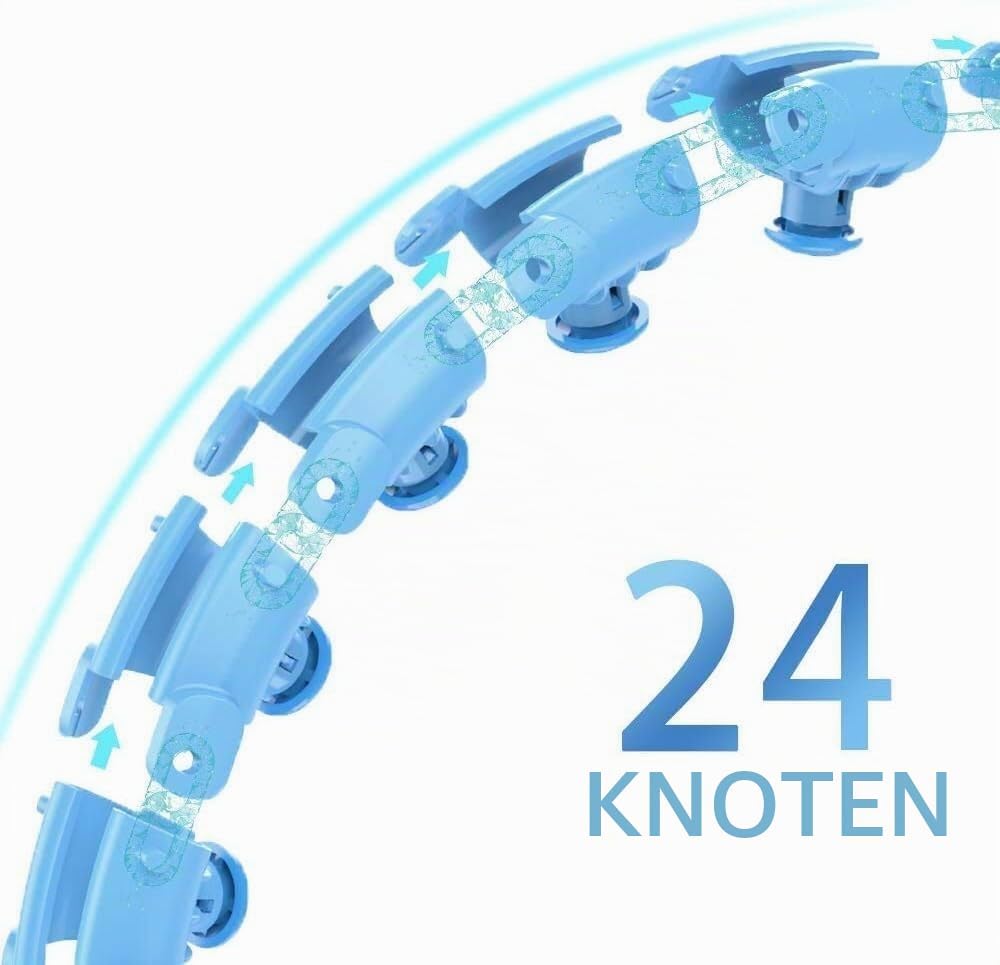 Smart Hula-Hoop-Reifen einstellbar zum Trainieren, Fitness Bauchtrainer Gymnastikreifen - SPINSLIM B