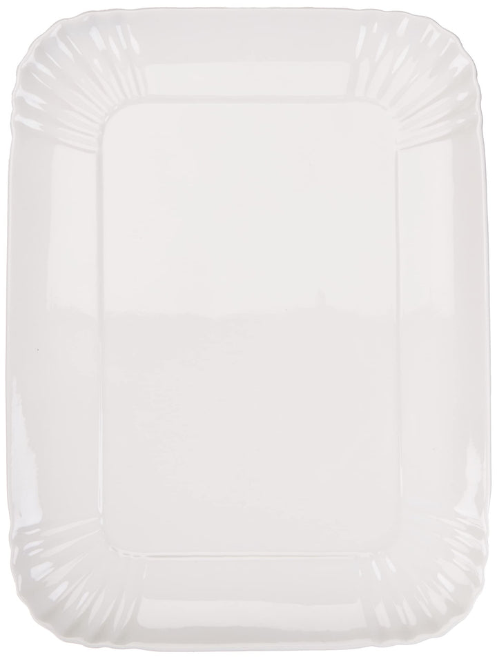 Seletti Vorratsdose Tablett, Porzellan, Weiss, 26 x 34 cm