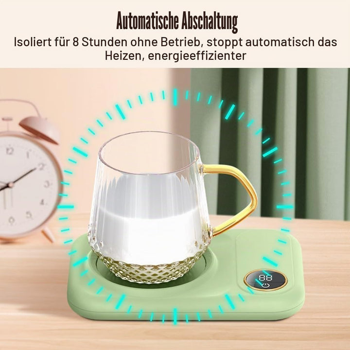 Kaffeetassenwärmer, 3 Temperatureinstellungen, Tassenwärmer, USB Kaffeewärmer, Untersetzer mit Autom