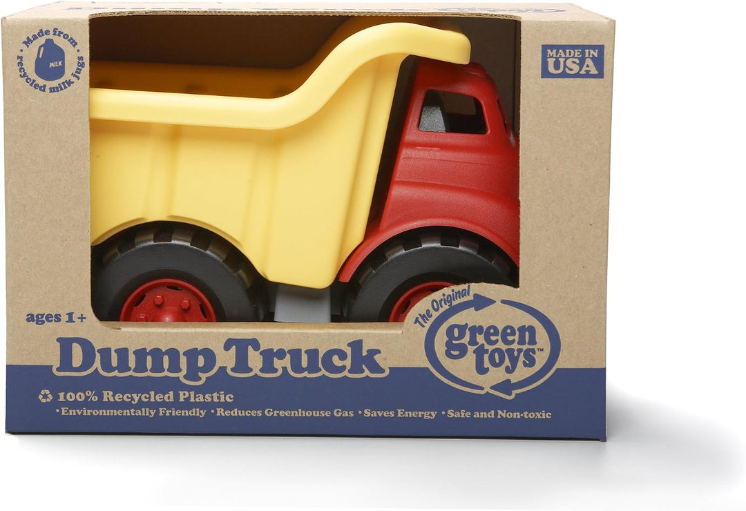 Green Toys 8655030 Kipplaster, Baustellenkipper, Lastwagen, Baufahrzeug, nachhaltiges Spielfahrzeug