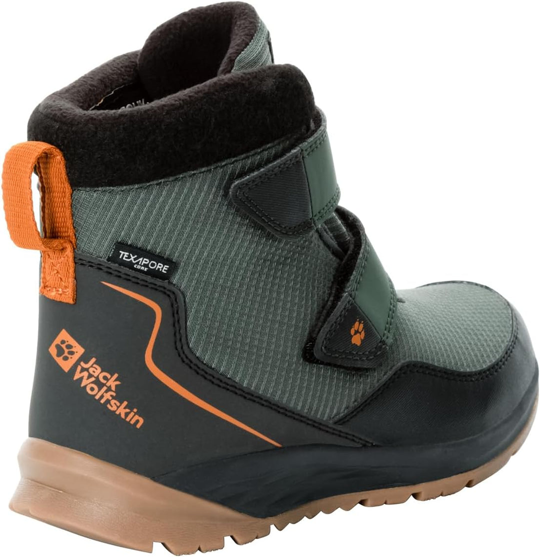 Jack Wolfskin Unisex Polar Bear Texapore Mid Vc K Winterstiefel 33 EU Slate Green, 33 EU Slate Green