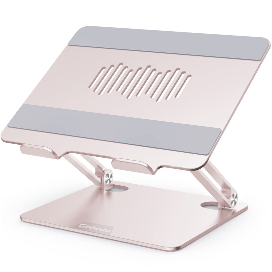 Gokeda Laptop Ständer, ergonomischer Laptopständer aus Aluminiumlegierung für den Schreibtisch, Note