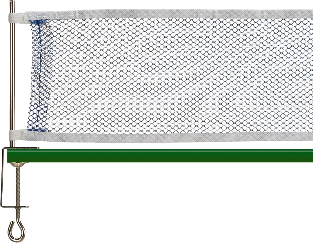 Relaxdays Tischtennis-Set Tasche, 2 Holzkellen, 3 Tischtennisbälle, Ping Pong Netz HxBxT: ca. 14 x 1