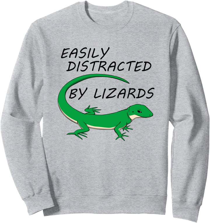 Niedliche Eidechse Echse Haustier Reptil Sweatshirt