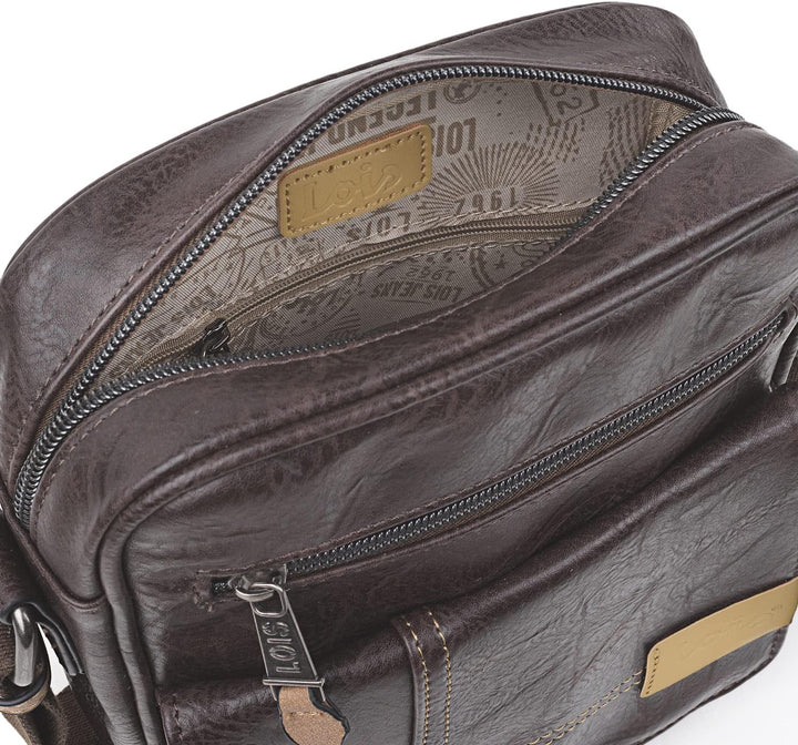 Lois - Umhängetasche Herren Klein mit verstellbarem riemen - Herren Umhängetasche Klein hergestellt