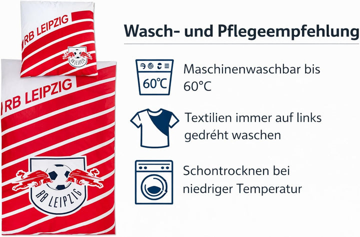RBL Stripe Bettwäsche-Garnitur 135x200 cm+80x80 Kissenbezug