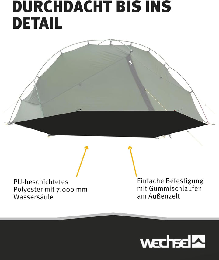 Wechsel Tents Groundsheet - Zusätzlicher Zeltboden passgenau für unsere Zelt Modelle Groundsheet Bel