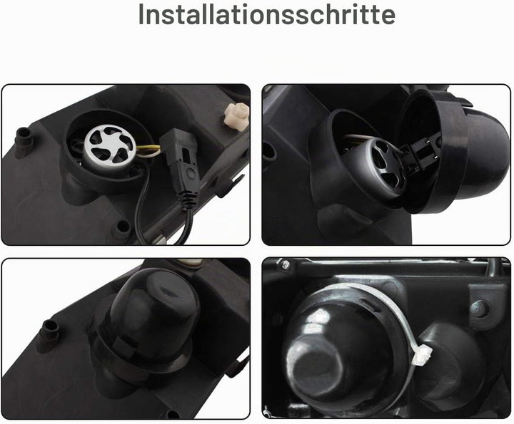TOMALL 75mm 3 "Gummidichtung Staubdicht Abdeckungen für LED Scheinwerfer Umbausatz, 75mm