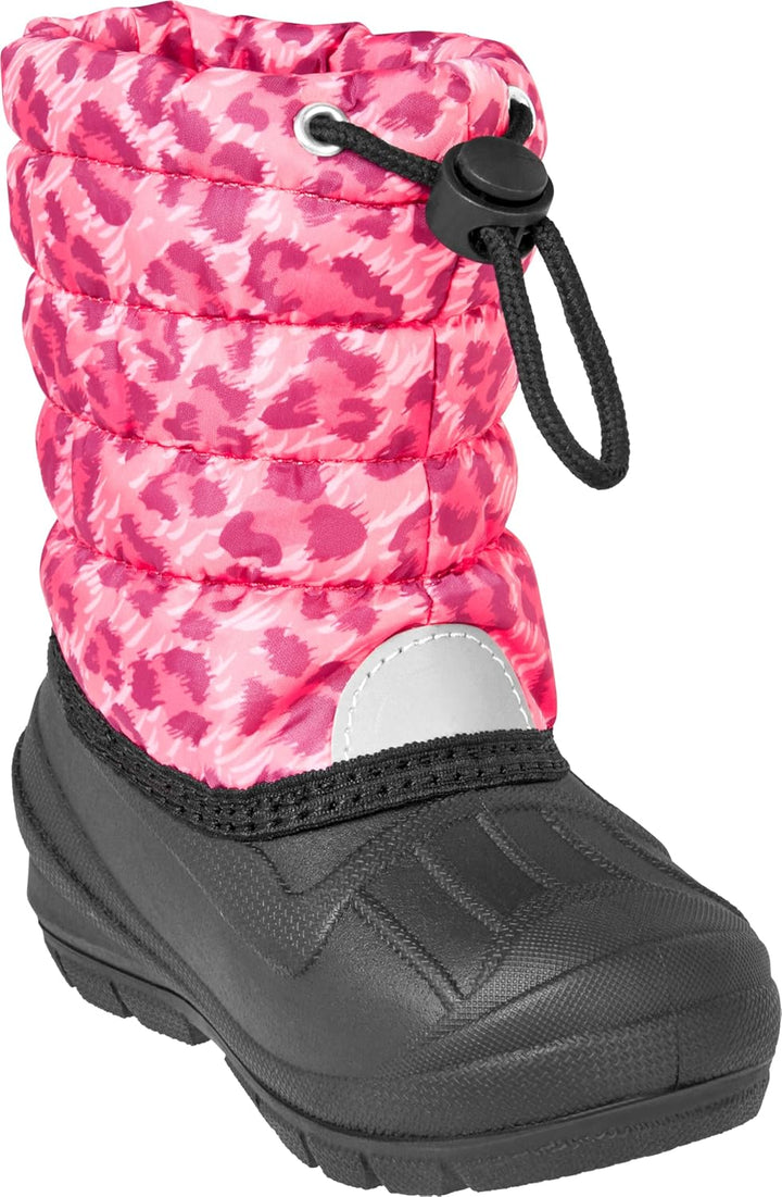 Playshoes Mädchen Kinder Winter-Bootie Schneeschuh Outdoor Winterstiefel Leo Print 20/21 EU, Leo Pri