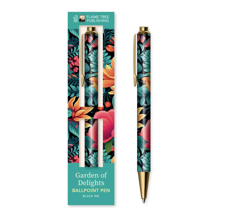 Premium Kugelschreiber: Garten der Freuden: Unser Hochwertiger Ballpoint Pen in einer dekorativen Ge