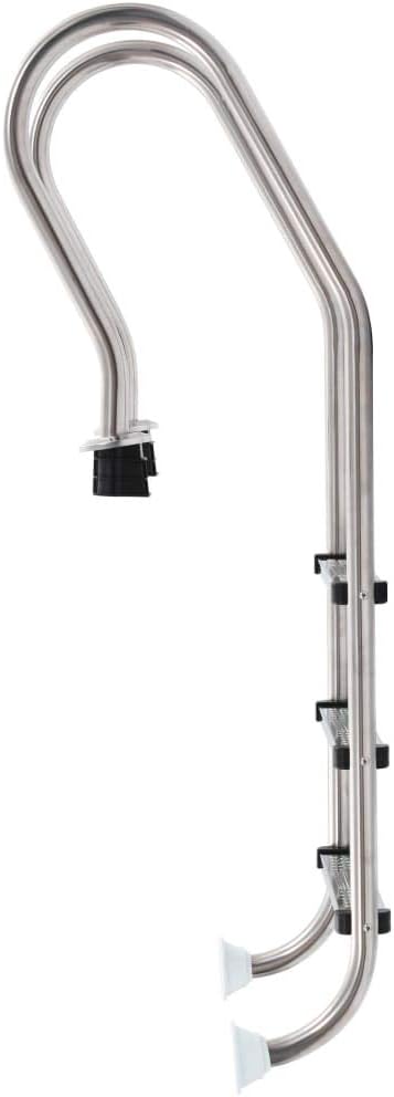 vidaXL Pool-Leiter 3 Stufen Poolleiter Schwimmbecken Leiter 120 cm Edelstahl 304