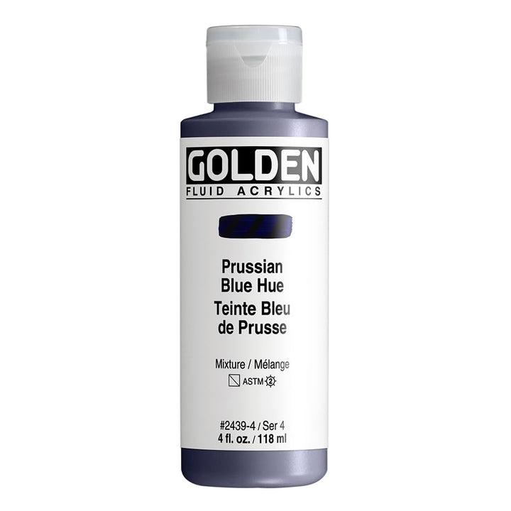 Goldene 0002439-4 4 Unzen - 118ml - Historische fl-ssiges Acryl Paint Paint Bottle - Prussian Blue H