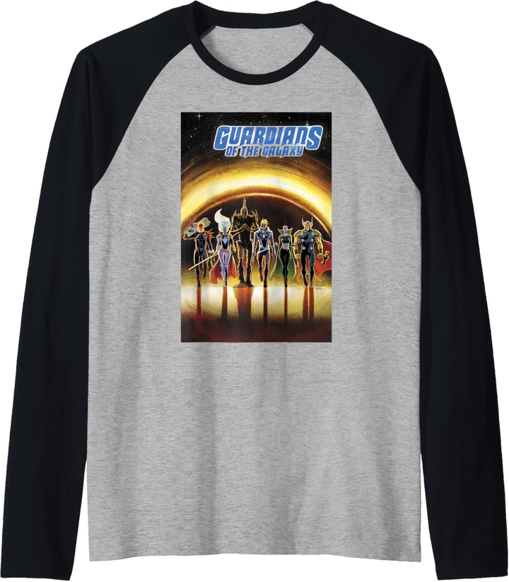 Marvel Guardians Of The Galaxy Dark Guardians Comic Cover Raglan