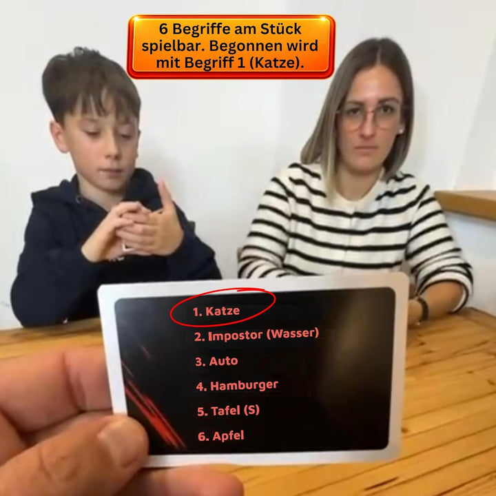 IMPOSTOR - FAMILY-Edition | Wer ist der Hochstapler? | Imposter Wortspiel als Familienspiel | Osterg