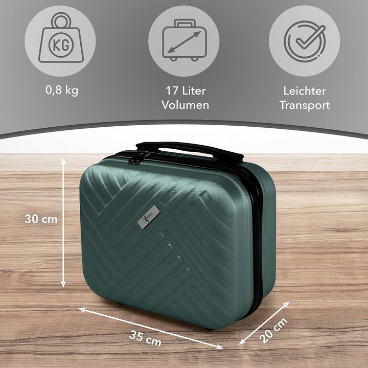 Xonic® Design Kosmetikkoffer aus ABS Hartschale – Robustes Beautycase als Handgepäck - Kosmetiktasch