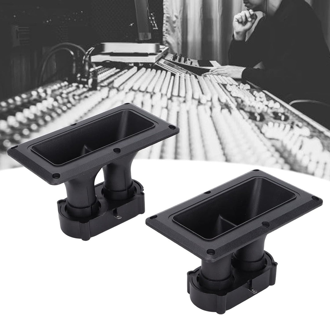 2 Stück Horn-Hochtöner Mit Breiter Streuung, Hochempfindlicher Piezoelektrischer Dual-Drive-Keramikl