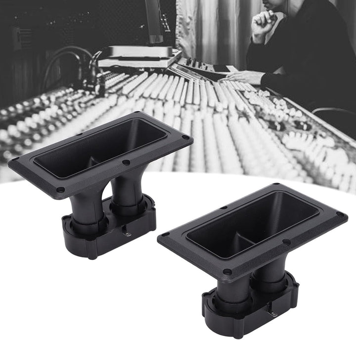 2 Stück Horn-Hochtöner Mit Breiter Streuung, Hochempfindlicher Piezoelektrischer Dual-Drive-Keramikl
