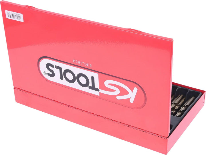 KS Tools 330.3650 HSS-G Co 5 Spiralbohrer-Satz, 230-tlg., 1-13mm