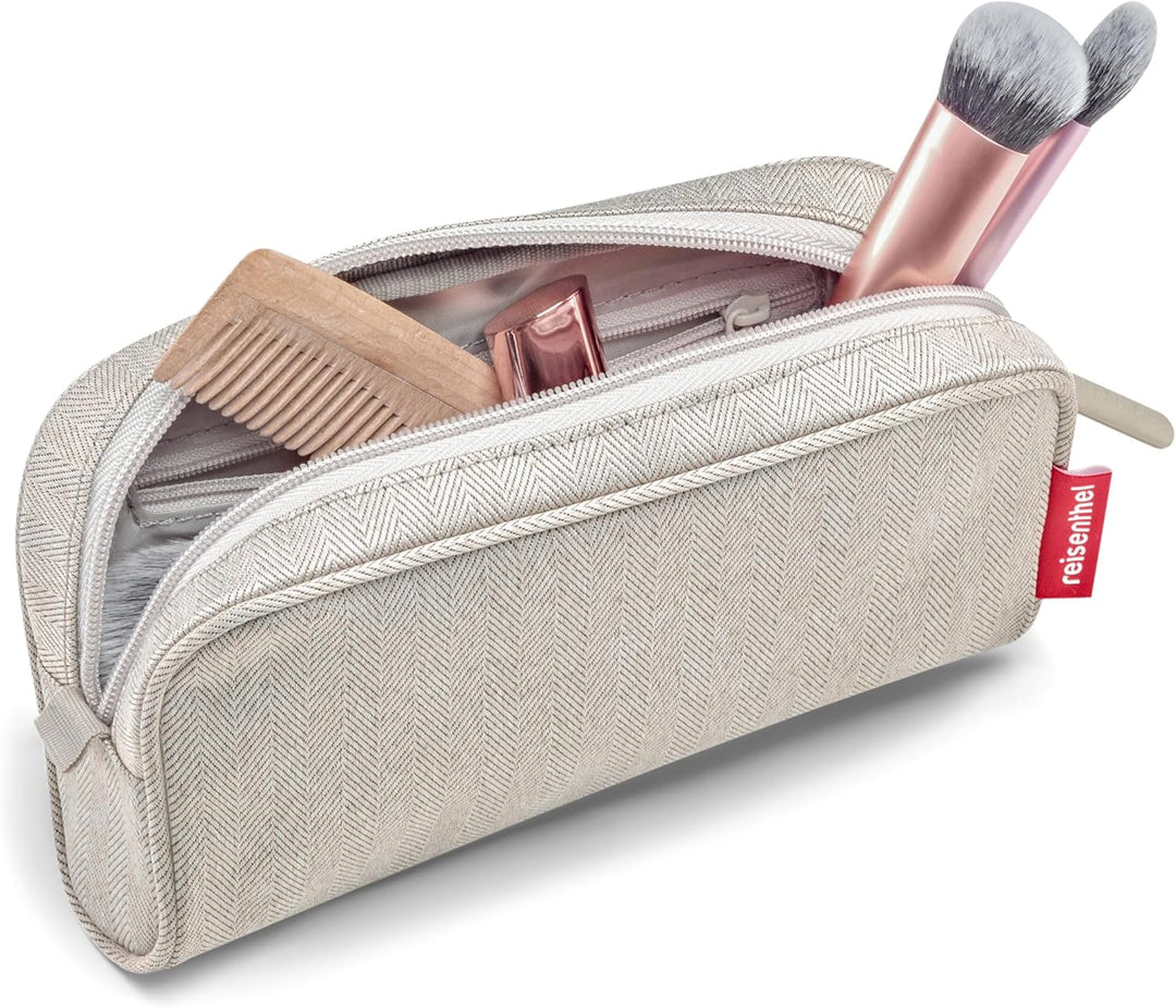 reisenthel Makeup case heringbone Sand - rechteckiges klassisches Etui zur Aufbewahrung All Ihrer wi