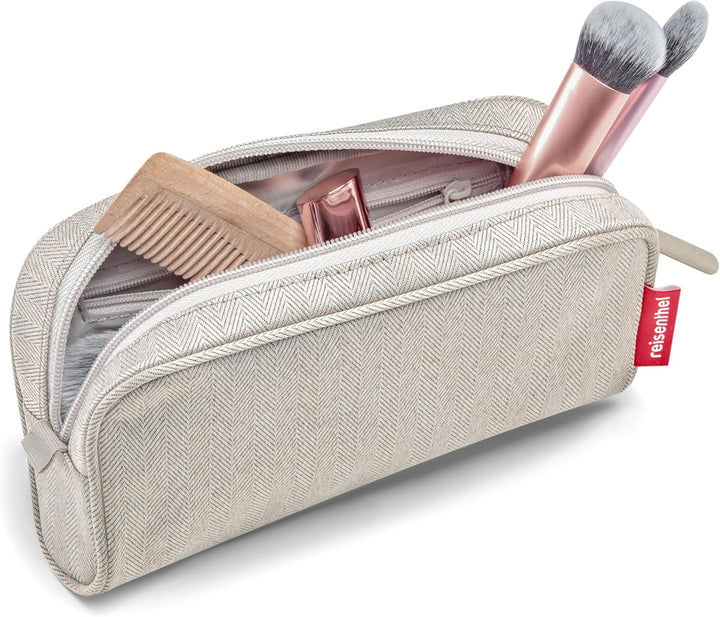 reisenthel Makeup case heringbone Sand - rechteckiges klassisches Etui zur Aufbewahrung All Ihrer wi
