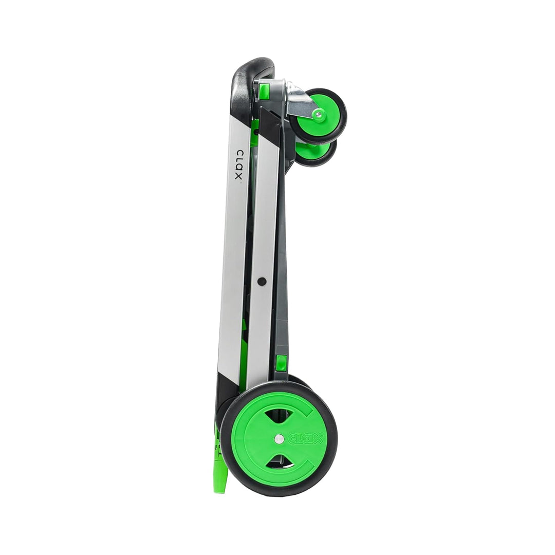 Clax® Trolley | Faltwagen | Etagenwagen | Kommissionierwagen | inkl. Klappbox | grün