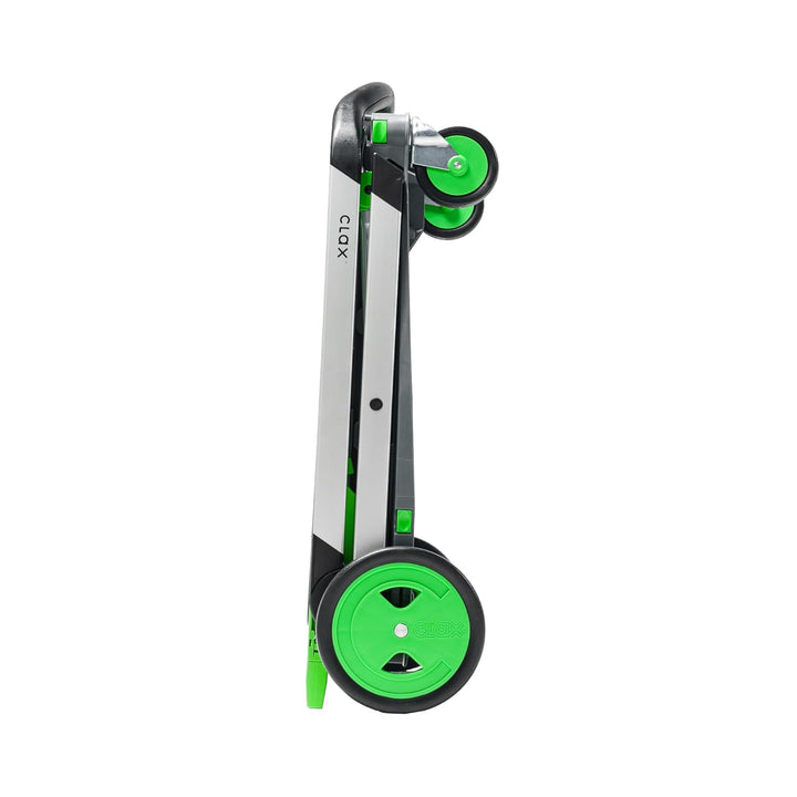 Clax® Trolley | Faltwagen | Etagenwagen | Kommissionierwagen | inkl. Klappbox | grün