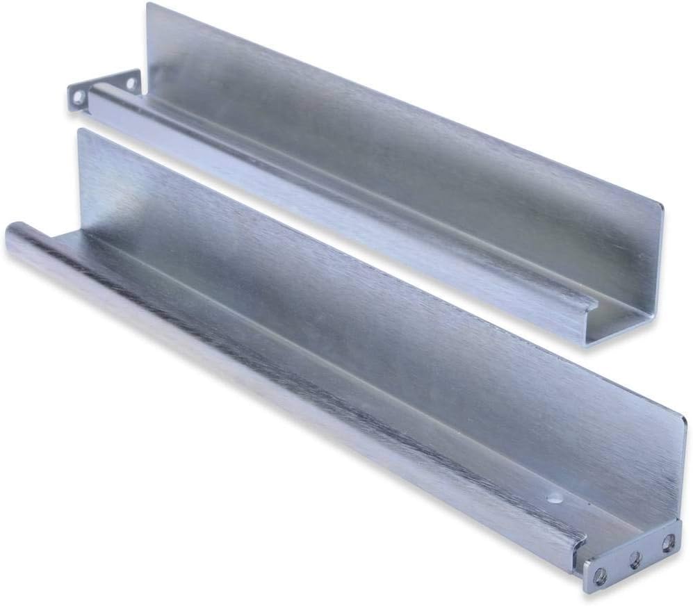 DIGITUS 1HE Gleitschienen für 19" Netzwerkschränke, Variabele Tiefe von 35 bis 60 cm, L-Profil, 2mm