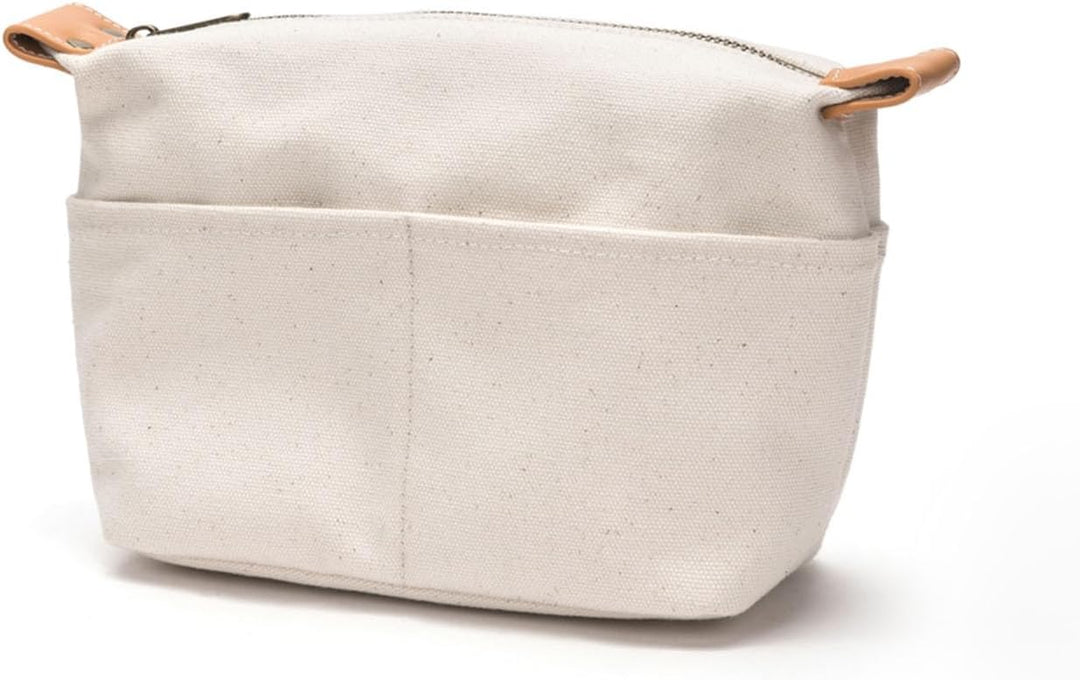 Interne Segeltuchtasche mit Reissverschluss, mittlere Handtasche, Innentasche, multifunktionale Kosm