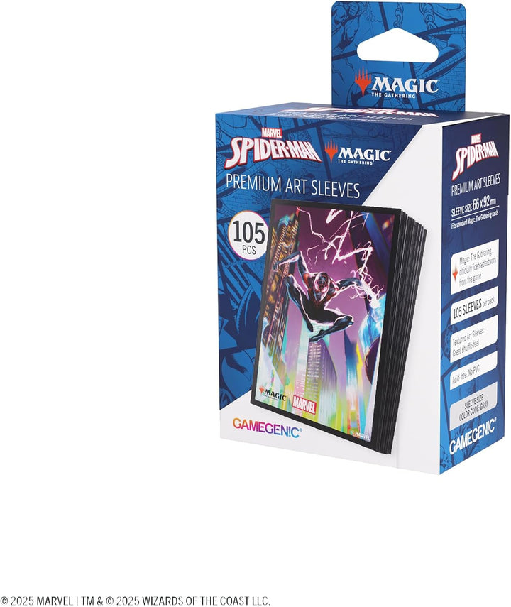 Gamegenic, Magic: The Gathering – Marvel's Spider-Man Premium Art Sleeves – Spider-Man Miles Morales