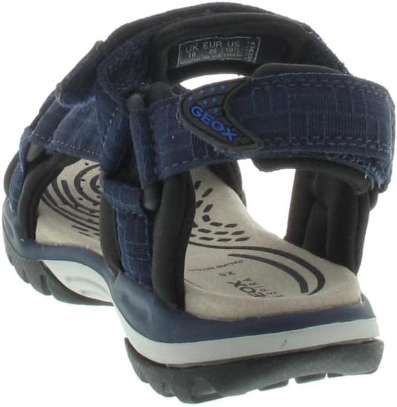 Geox Jungen J Borealis Boy D Sandalen 28 EU Dk Navy Black, 28 EU Dk Navy Black