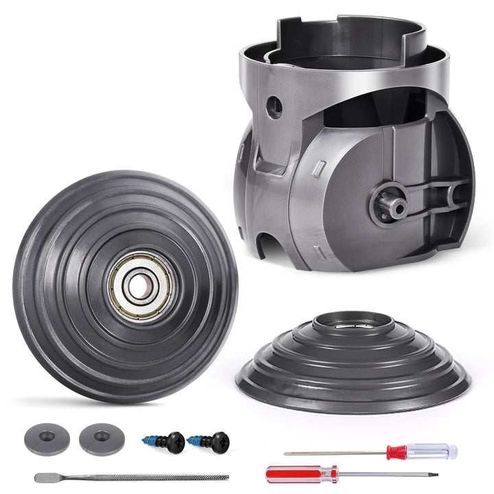 Upgrade Staubsaugerkopfanschluss + V-kugelrad für Dyson Outsize/V10/V11/V15/XL Head Bodendüse Staubs