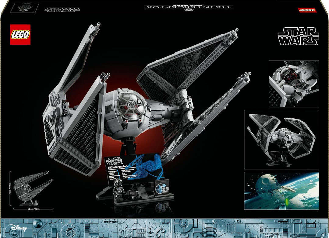 LEGO Star Wars TIE-Abfangjäger, kreatives Bauset aus der Ultimate Collector Series für Erwachsene, M