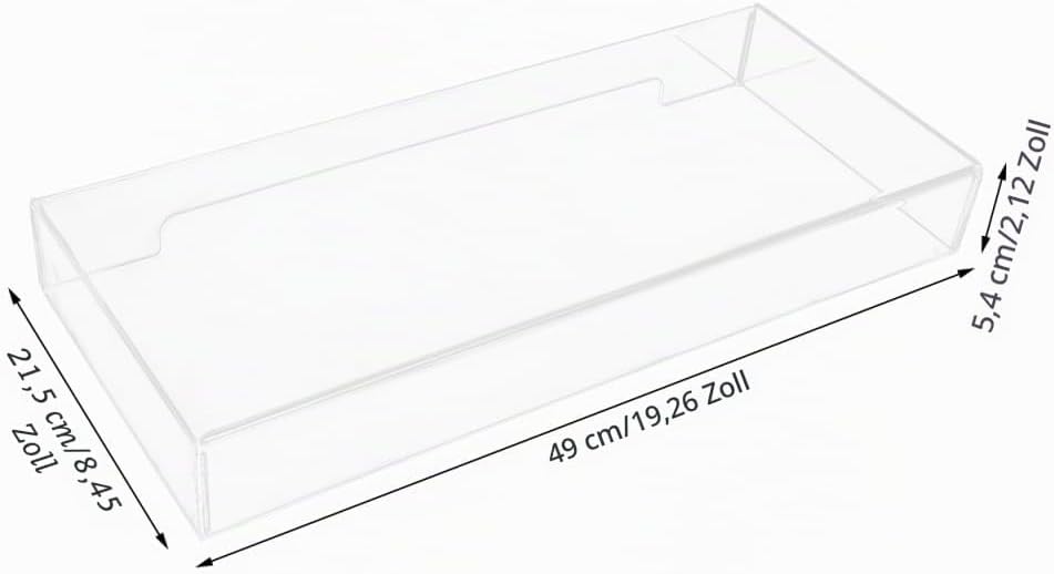 Tastaturabdeckung Transparente Acryl- -Abdeckung, Schutz für Katze, Desktop-, Monitorständer, stauba