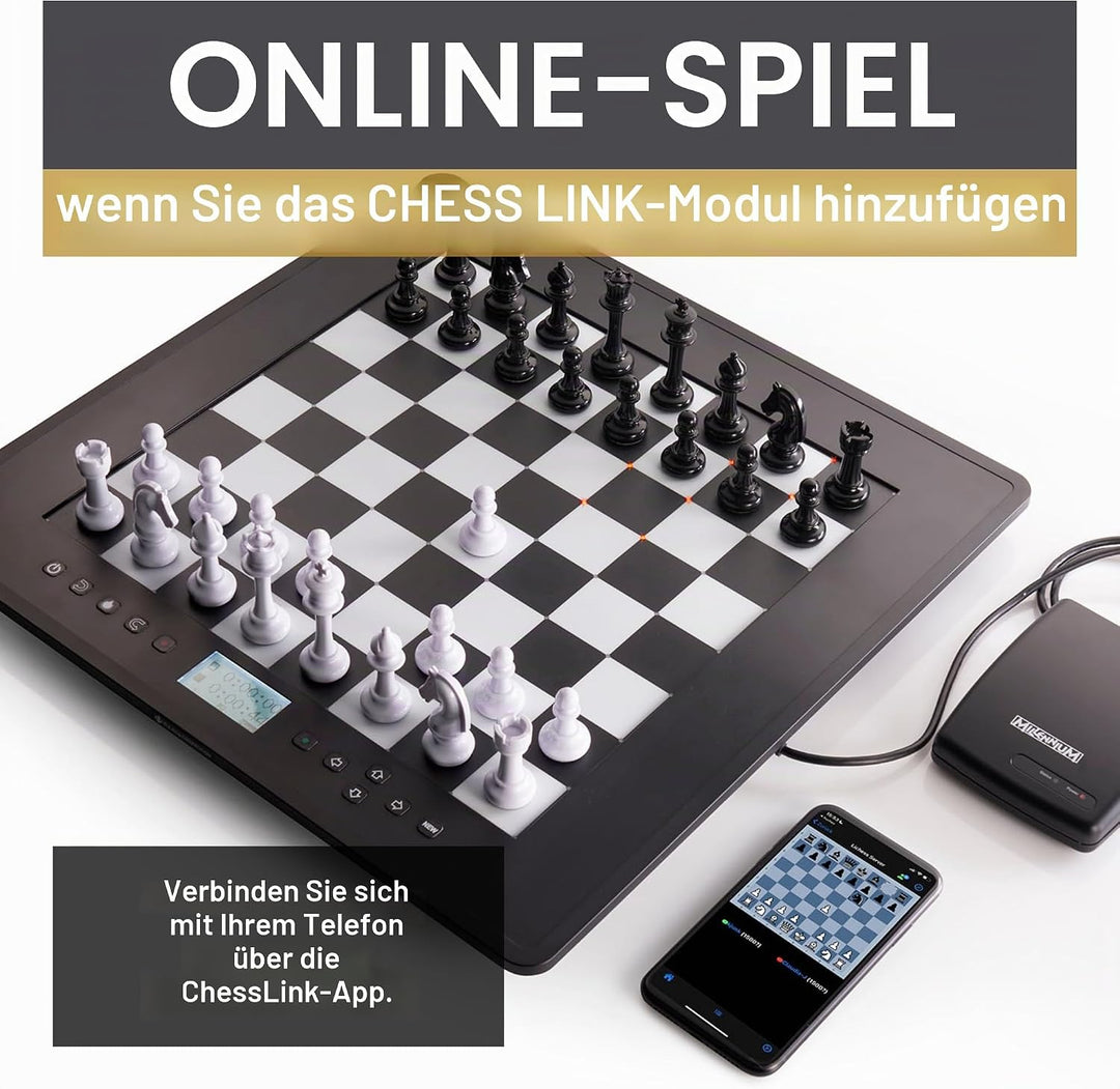 Millennium M831 The King Competition Schachcomputer – Benutzerfreundlich, für die ganze Familie & Sc