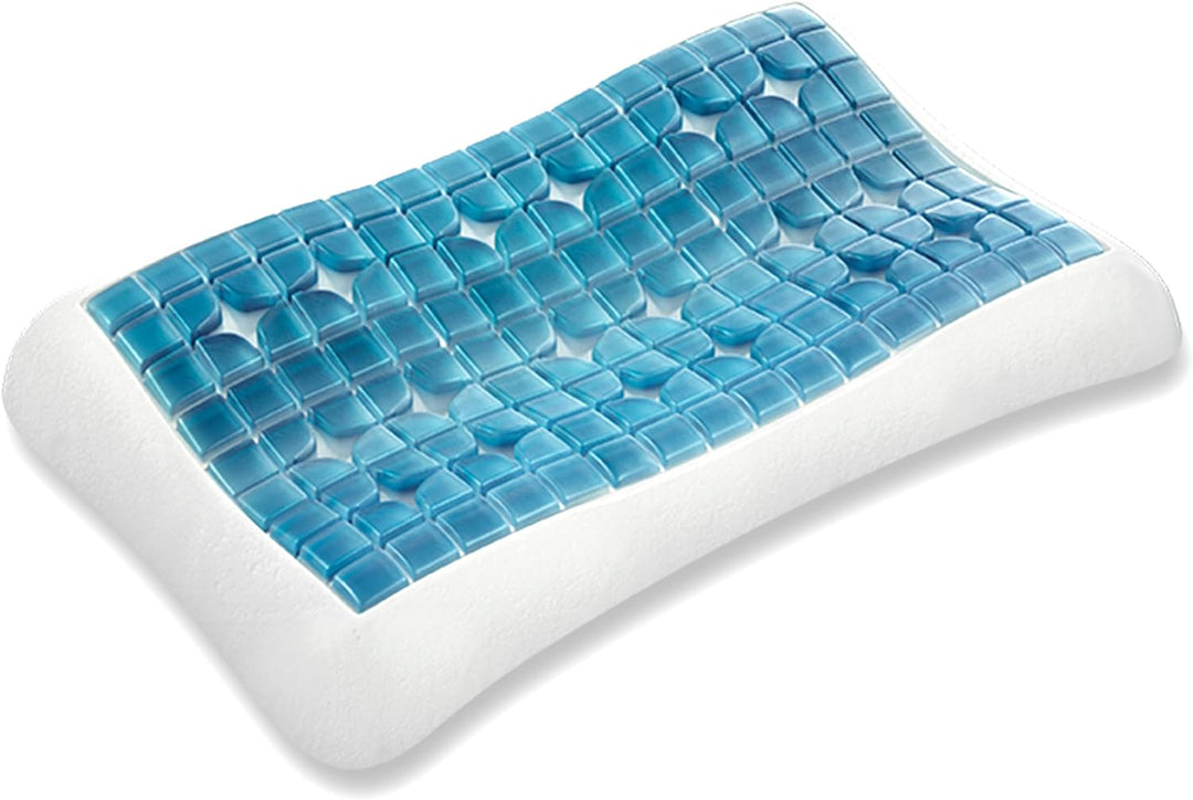 Technogel Original Anatomic Curve Kopfkissen, Höhe 9cm, Weiss 9 cm Höhe, 9 cm Höhe