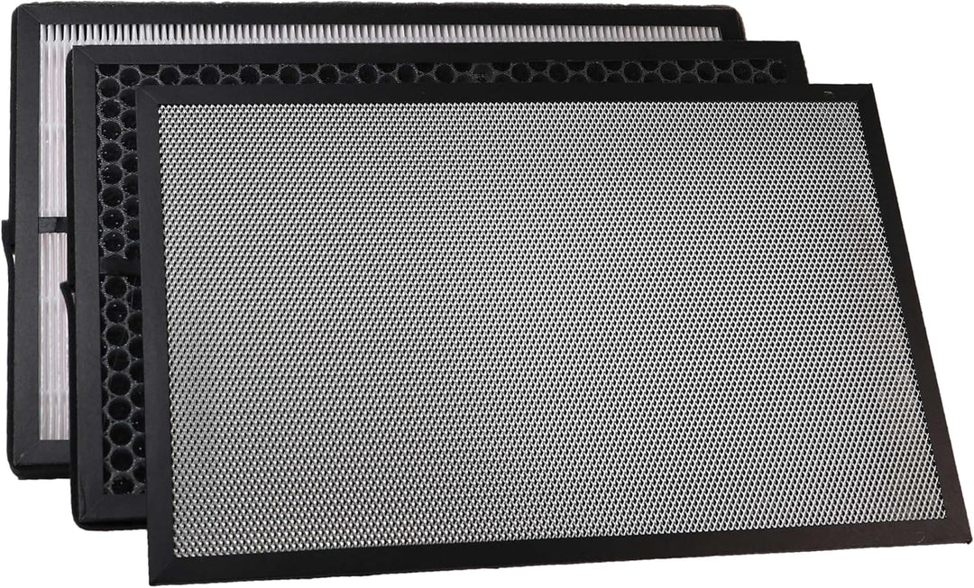 vhbw Filter Set Hepa, Aktivkohle, Fotokatalysator kompatibel mit Luftwäscher, Luftreiniger Baren B-7