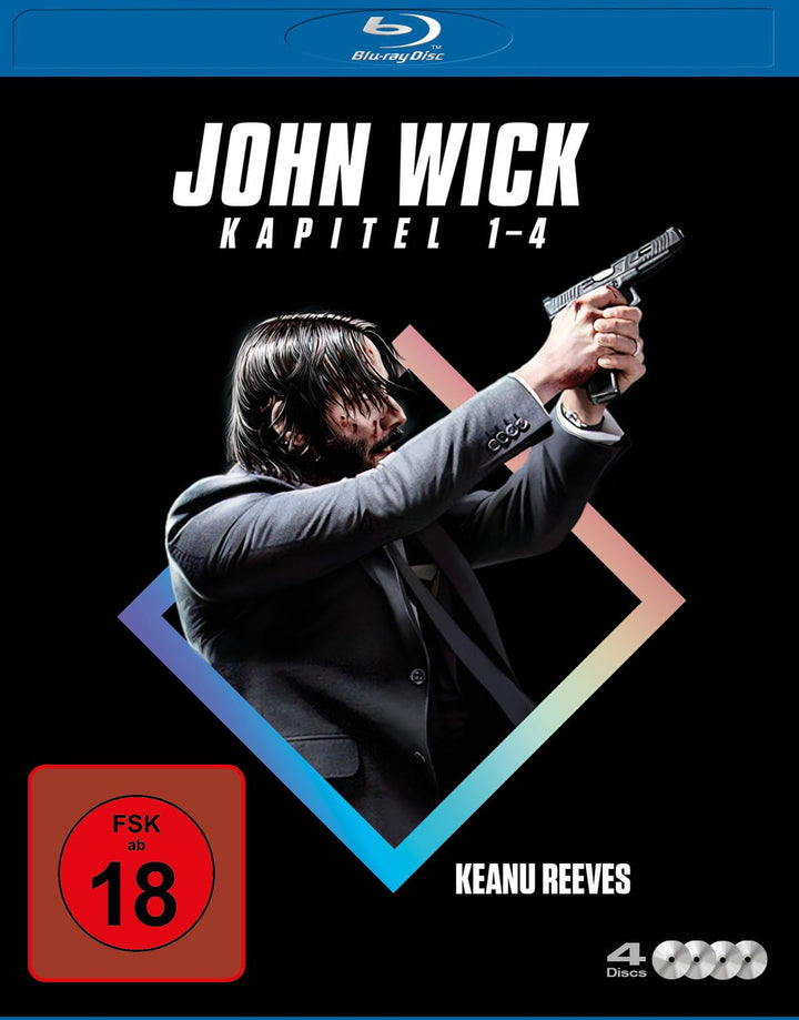 John Wick - Kapitel 1-4, Blu-ray