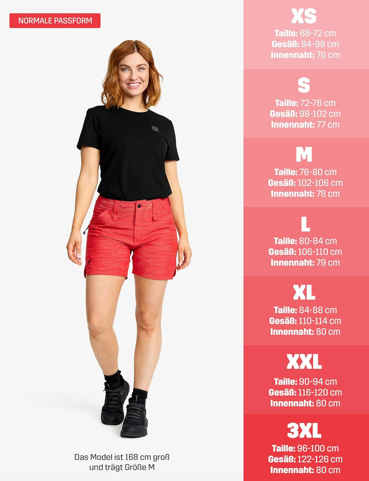 RevolutionRace Damen Hike &amp; Dive Shorts, Hybrid Wandershorts und Badeshorts für alle Outdoor-Aktivit