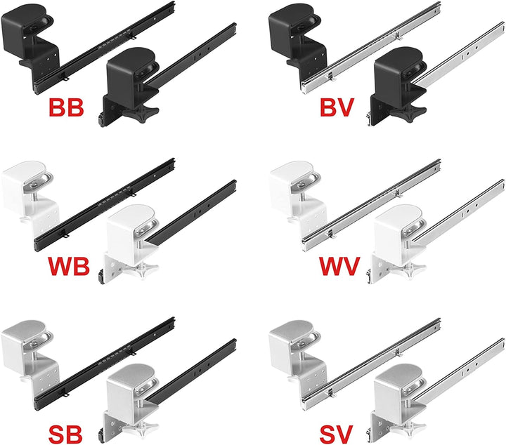FIX&EASY Tastaturauszug klemmbar mit Tastaturablage 800X400mm sonoma eiche Dekor, Tischklemmen höhen