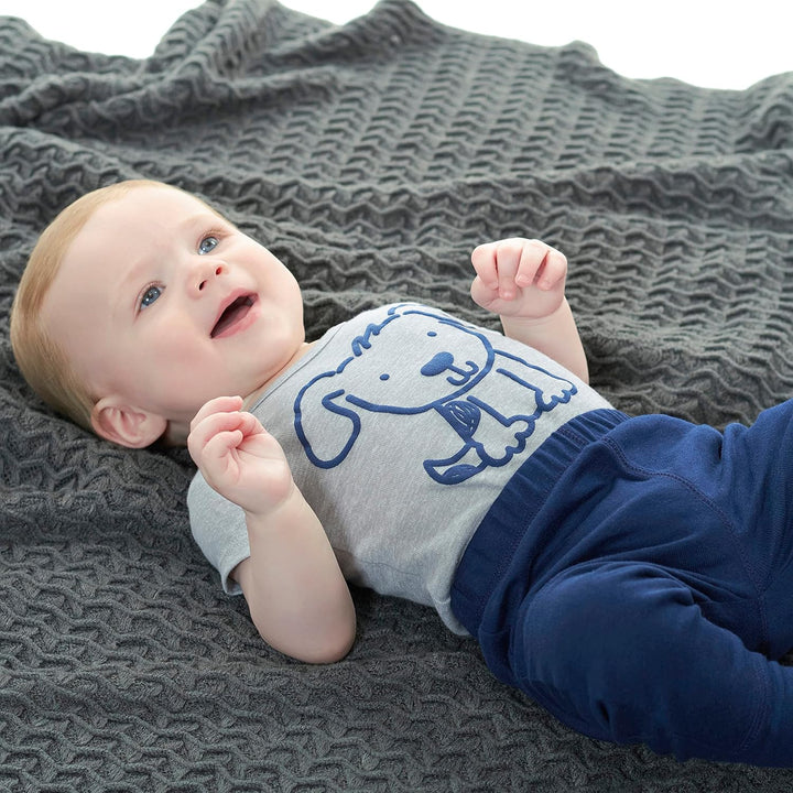 Onesies Brand Unisex Baby 21391616a Hosen-Set (11er Pack) 0-3 Monate Blue Dog Stripe, 0-3 Monate Blu