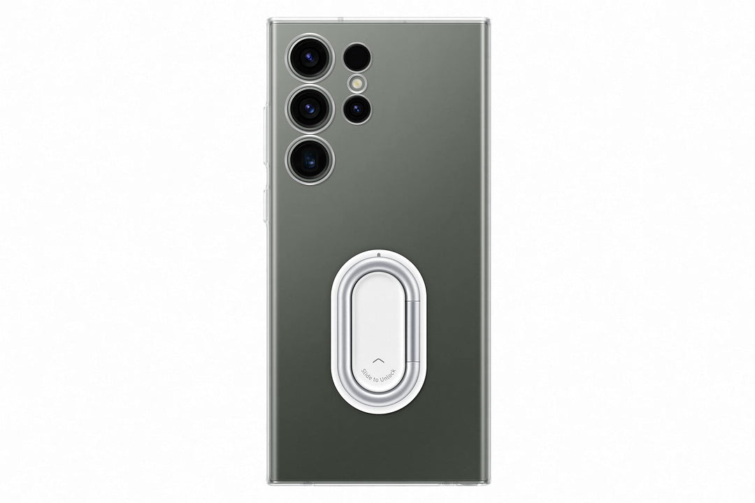 Samsung Clear Gadget Smartphone Case EF-XS918 für Galaxy S23 Ultra, Handy-Hülle, Standfuss, Durchsic