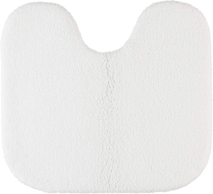 Rhomtuft Badematte Aspect, Farbe: weiss, Grösse: 55x60cm Toilettenvorlage mit Ausschnitt 55x60 cm, T