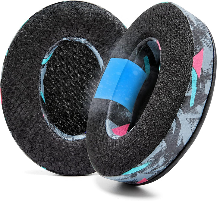 WC Freeze Hybrid Fabric Cooling Gel Ersatz-Ohrpolster – kompatibel mit HyperX Cloud, Steelseries Arc