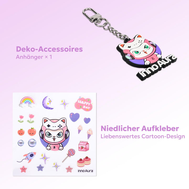 innoAura Switch 2 Tasche, PU Spritzwasserabweisende und Stossdämpfende Switch 2 Case, Extra Grosse N
