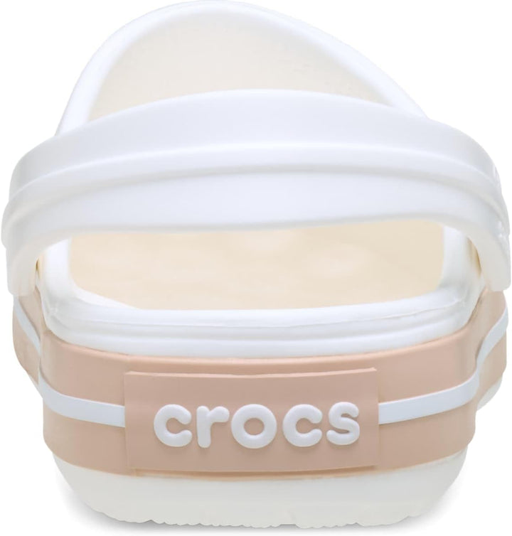 Crocband Clog 36/37 EU White Pink Caramel, 36/37 EU White Pink Caramel