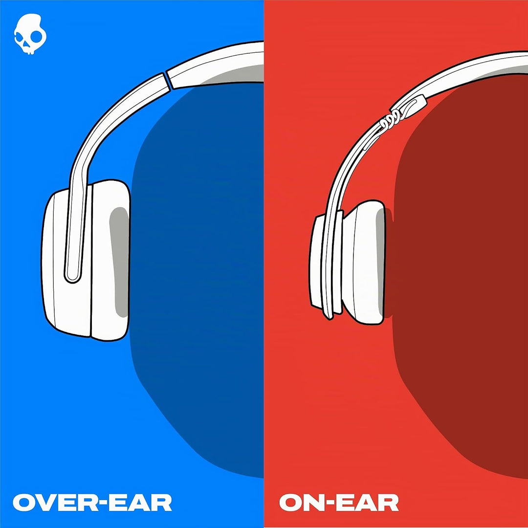 Skullcandy Riff 2 On-Ear Wireless-Kopfhörer, 34 Std. Akkulaufzeit, Mikro, Kompatibel mit iPhone, And