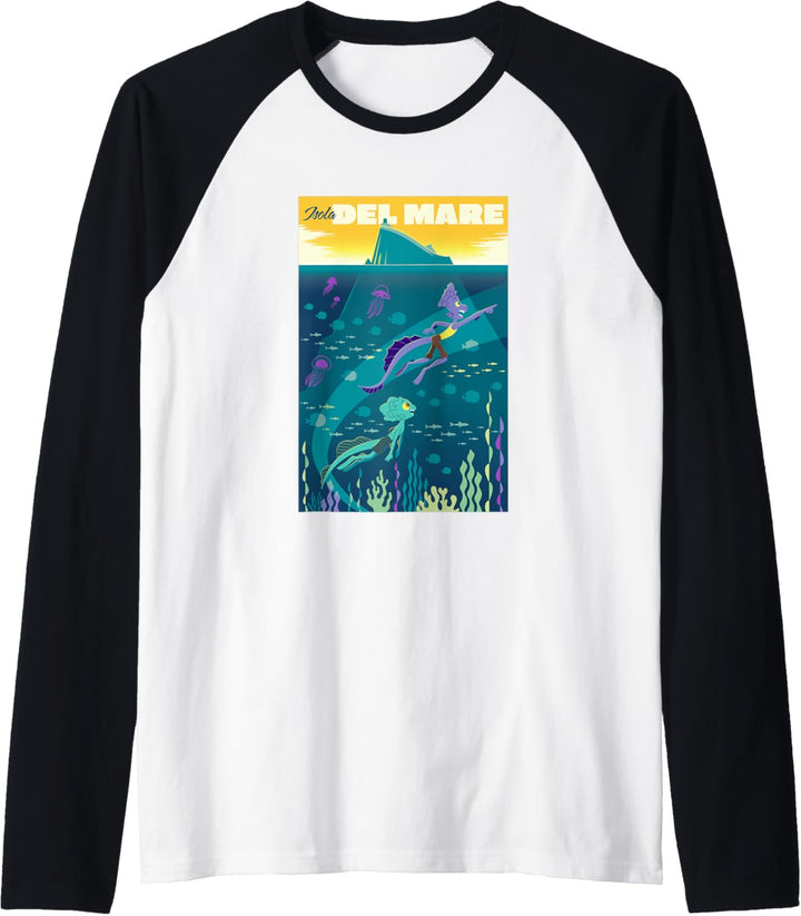 Disney Pixar Luca Isola Del Mare Luca & Alberto Poster Raglan