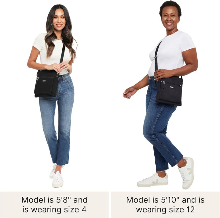 Baggallini Damen with Phone Wristlet Go Bagg mit RFID-Handy-Armband, Cornflower