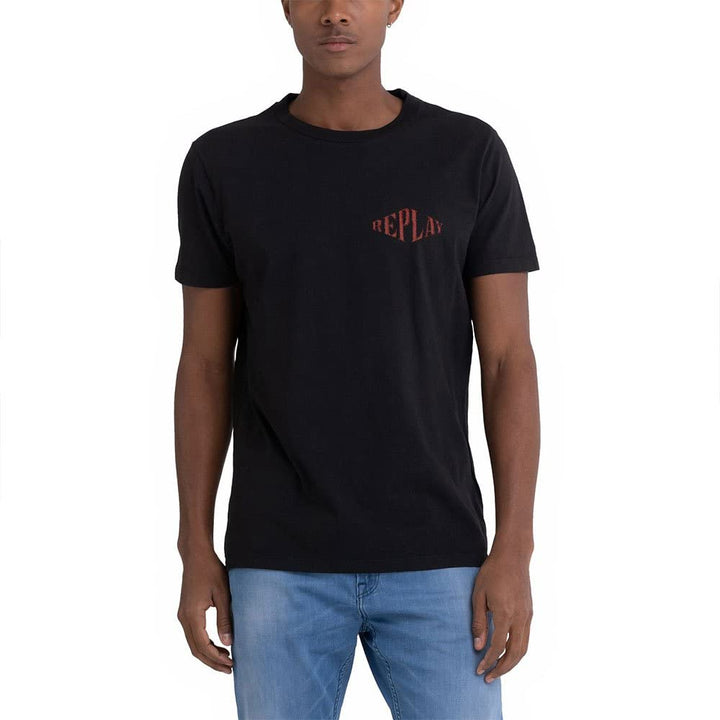 Replay Herren T-Shirt, Black 098